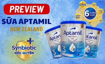 Preview Sữa Aptamil New Zealand, có gì thu hút mà mẹ nào cũng mê?