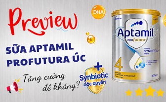 Preview Sữa Aptamil Úc, có giúp hỗ trợ tiêu hóa? Tăng cường đề kháng?