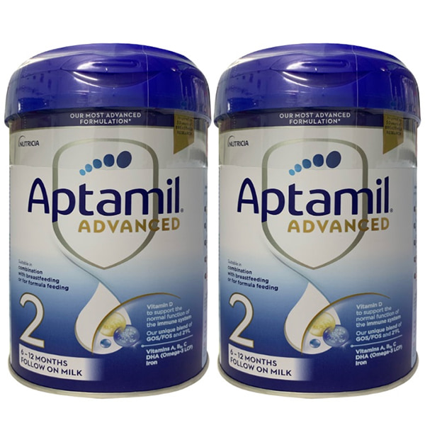 Combo 3 lon Sữa Aptamil Advanced Anh số 2 lon 800g cho trẻ 6-12 tháng tuổi Combo 3 lon Sữa Aptamil Advanced Anh số 2 lon 800g cho trẻ 6-12 tháng tuổi