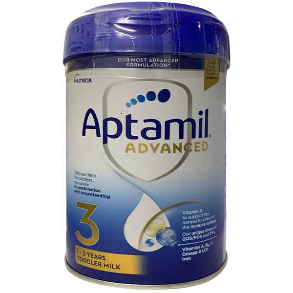 Sữa Aptamil Advanced Anh số 3 lon 800g cho trẻ từ 1-3 tuổi Sữa Aptamil Advanced Anh số 3 lon 800g cho trẻ từ 1-3 tuổi