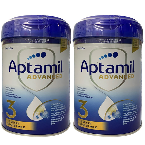 Combo 3 lon Sữa Aptamil Advanced Anh số 3 lon 800g cho trẻ từ 1-3 tuổi Combo 3 lon Sữa Aptamil Advanced Anh số 3 lon 800g cho trẻ từ 1-3 tuổi