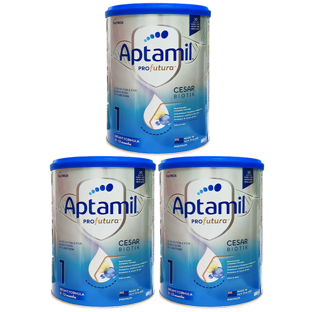 Combo 3 lon Sữa Aptamil Profutura số 1 lon 800g New Zealand cho trẻ 0-12 tháng Combo 3 lon Sữa Aptamil Profutura số 1 lon 800g New Zealand cho trẻ 0-12 tháng