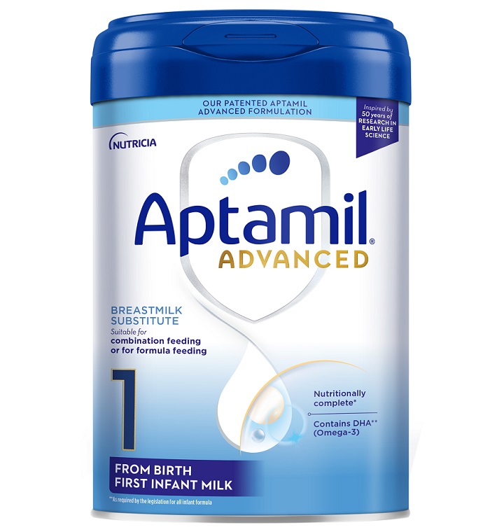 Sữa Aptamil Advanced Anh số 1 lon 800g cho trẻ 0-6 tháng tuổi