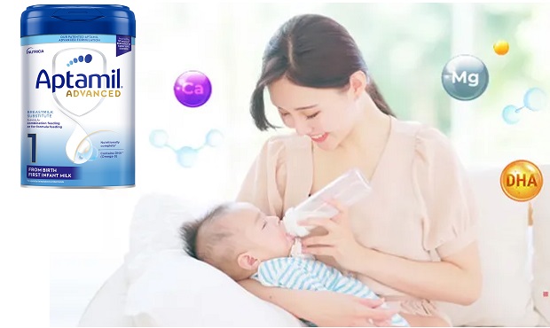 Sữa Aptamil Advanced Anh số 1 lon 800g cho trẻ 0-6 tháng tuổi