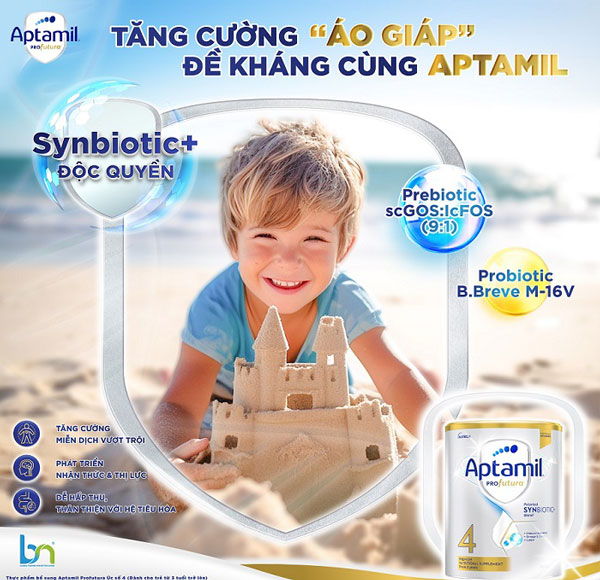 Sữa Aptamil Profutura Úc số 3 lon 900g cho trẻ 1-3 tuổi