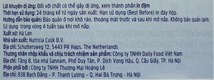 Sữa Aptamil Advanced Anh số 1 lon 800g cho trẻ 0-6 tháng tuổi