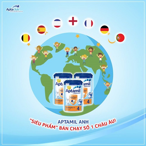 Sữa pha sẵn Aptamil Kid hộp 110ml cho trẻ từ 1 tuổi