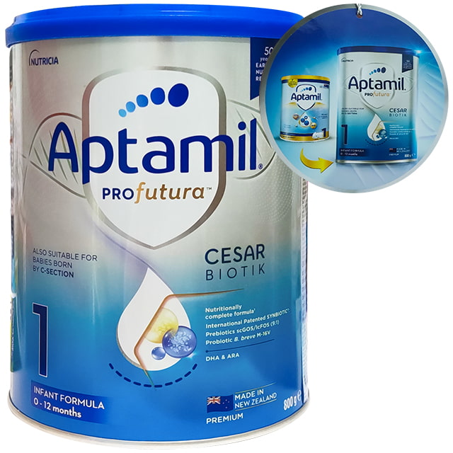 Sữa Aptamil Profutura số 1 lon 800g New Zealand cho trẻ 0-12 tháng