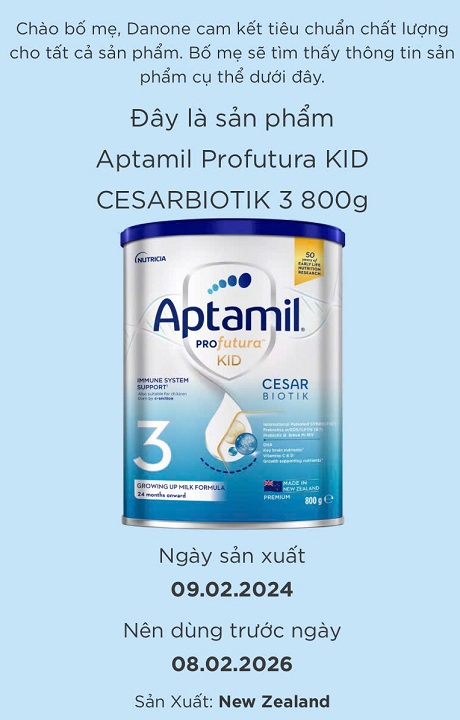 các dòng sữa aptamil chính hãng và cách phân biệt sữa aptamil