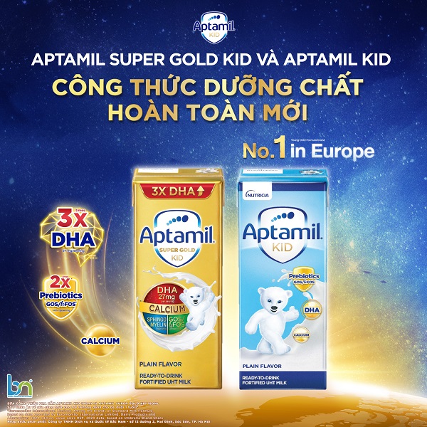 Sữa bột pha sẵn bé phát triển toàn diện