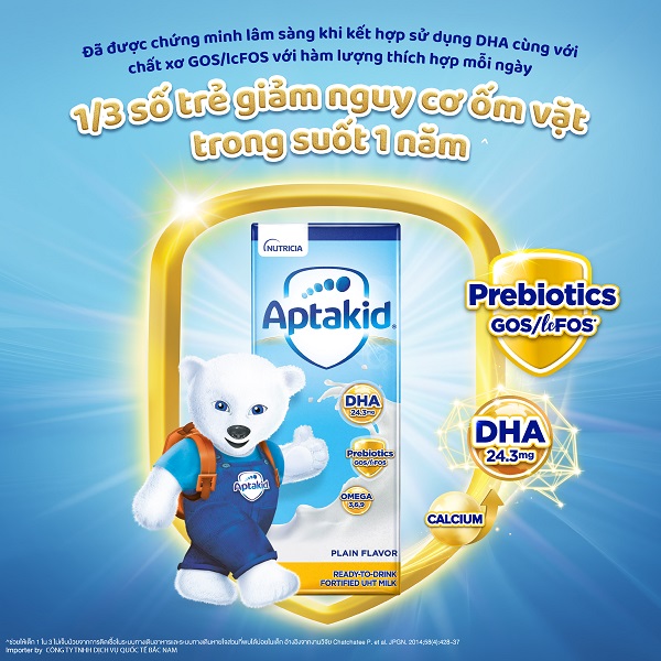 Sữa bột pha sẵn bé phát triển toàn diện