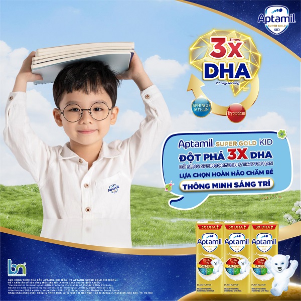 Sữa bột pha sẵn bé phát triển toàn diện