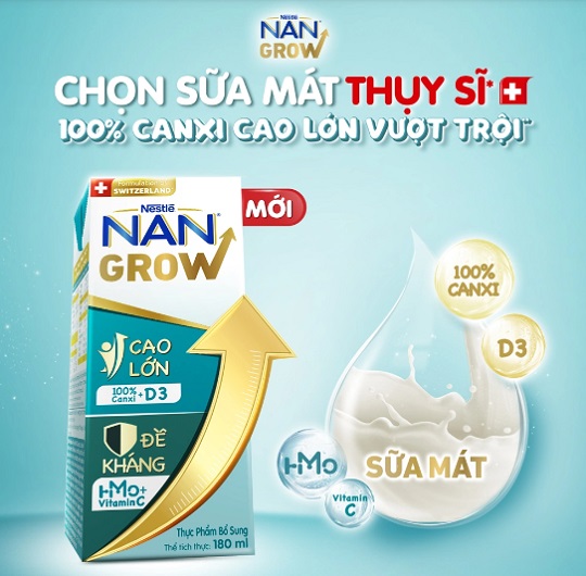 Sữa bột pha sẵn bé phát triển toàn diện